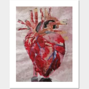 "Heartbeat" - realistic Heart Posters and Art